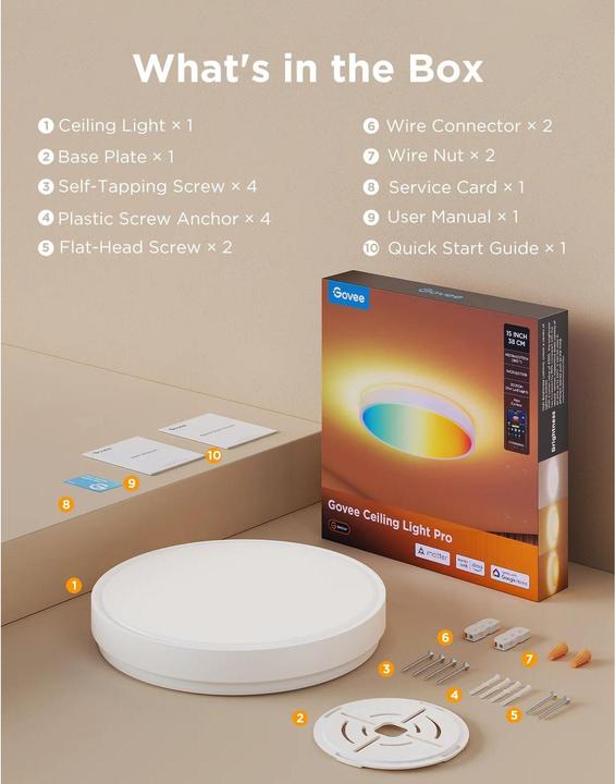 Produktbild Govee Deckenleuchte (3500 lm)