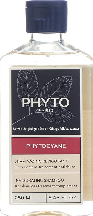 Actual product image Phyto Phytocyane Shampoo Fl 250 ml (250 ml, Liquid shampoo)