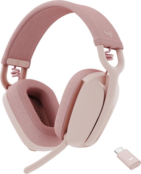 Logitech ZONE VIBE WIRELESS MS - ROSE,A00167/A00172,MS,MFI - EMEA (20 h, Kabellos)