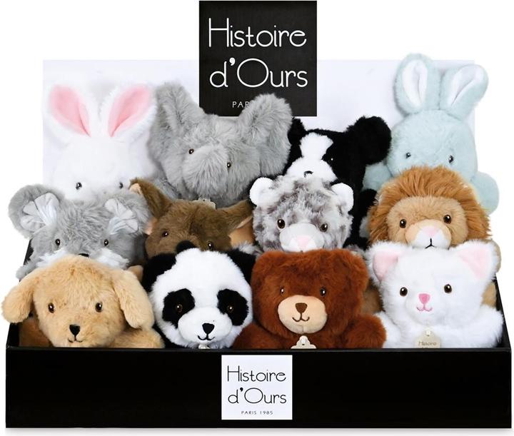Doudou et Compagnie Mostra animali bambini assortiti (15 cm)