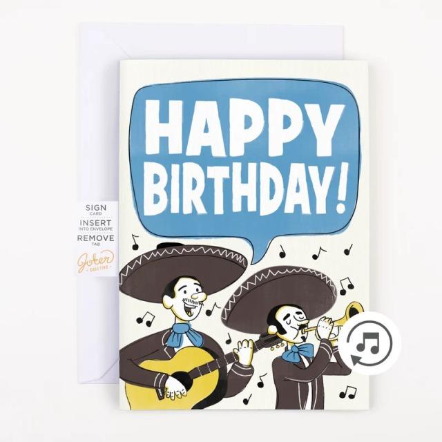 Immagine prodotto Joker Greeting Biglietto musicale infinito Compleanno Mariachi -