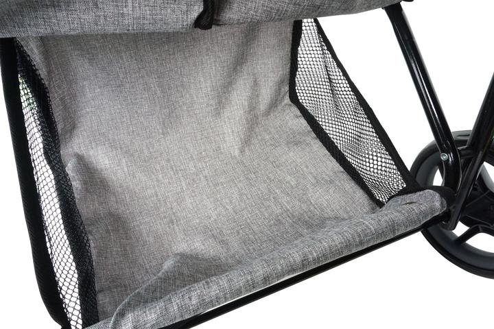 Produktbild Knorrtoys Zwillingspuppenwagen Duo - jeans grey