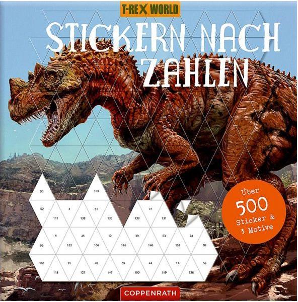 Produktbild Die Spiegelburg T-Rex World Stickern nach Zahlen