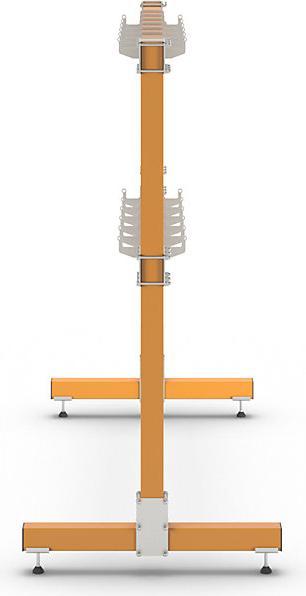 Produktbild eurokraft pro Anschlagmittel-Garderobe (90.80 cm, 186.60 cm)