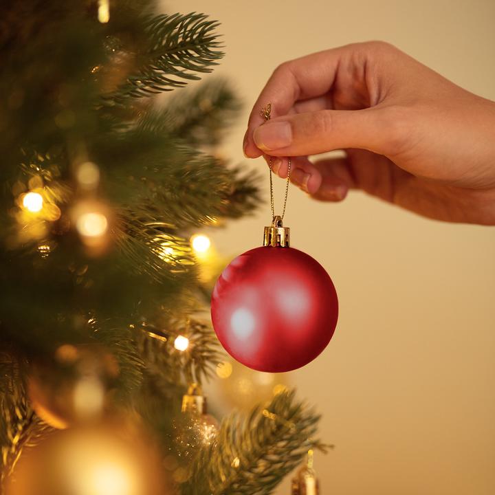 Actual product image tectake Christmas baubles (24 -part)