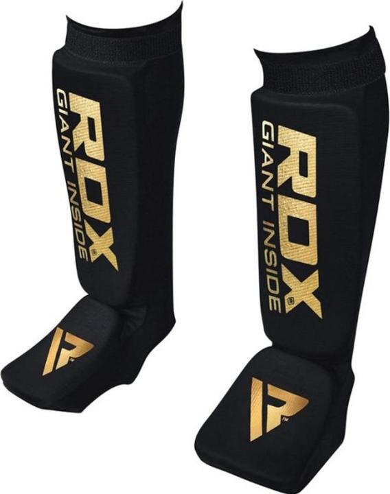 Produktbild Rdx Hosiery Shin Instep Foam Black Gold (L)