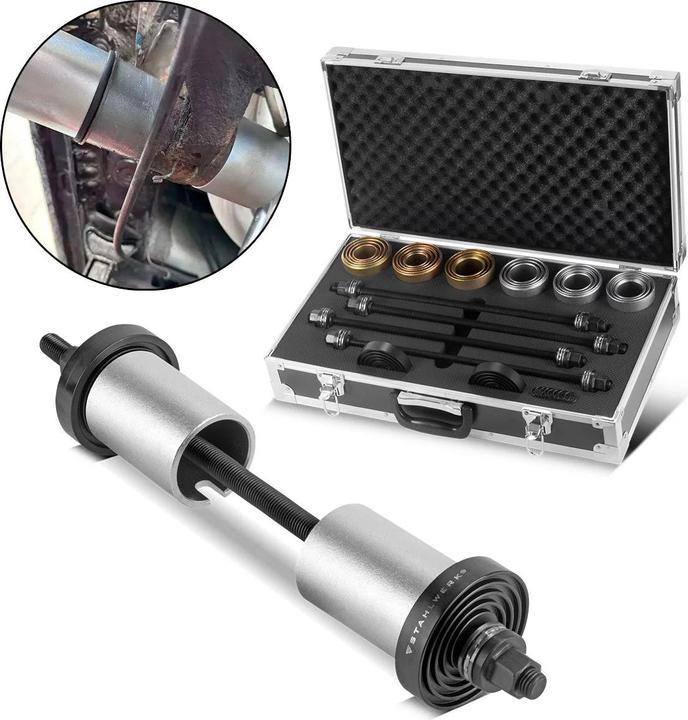 Actual product image Stahlwerk Buchsenlager-Abzieher 27-teilig Silentlager-Werkzeug Radlager-Abzieher