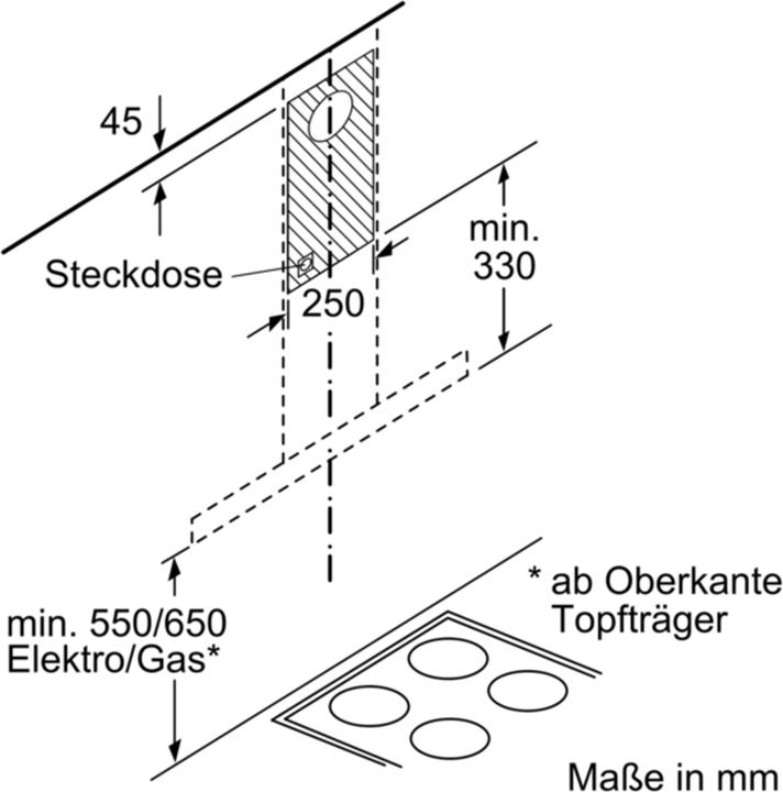 Produktbild Bosch Hausgeräte DWB97IM50 (Wandhaube)