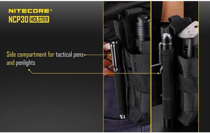 Actual product image Nitecore Nylon holster NCP30 - black