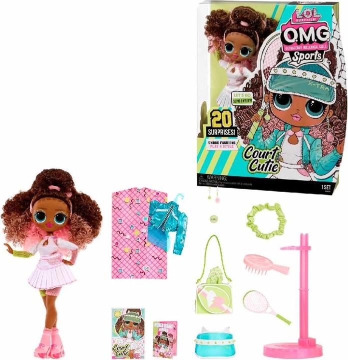 Actual product image MGA L.O.L. Surprise! OMG Sports Doll S3- Court Cutie