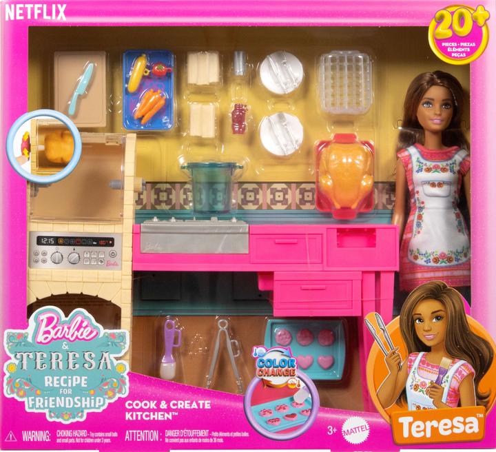 Image du produit Barbie and Teresa Recipe for Friendship Teresa Doll and Playset