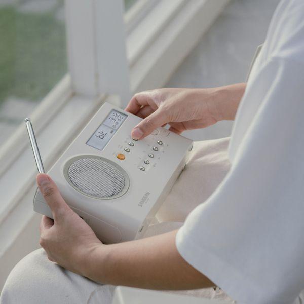 Produktbild Sangean PR-DA BT Tischradio, Pastel Cream (FM, MW, LW, KW, Bluetooth)