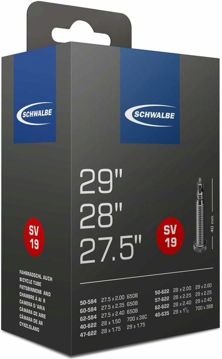 Actual product image Schwalbe Sv19 (Presta (SV), 28", 29", 27.5", 40 mm)