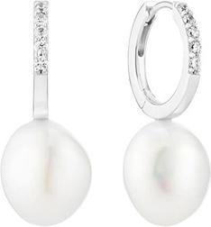 Sif Jakobs Gold-plated hoop earrings with genuine Padua pearls SJ-E2443-PCZ
