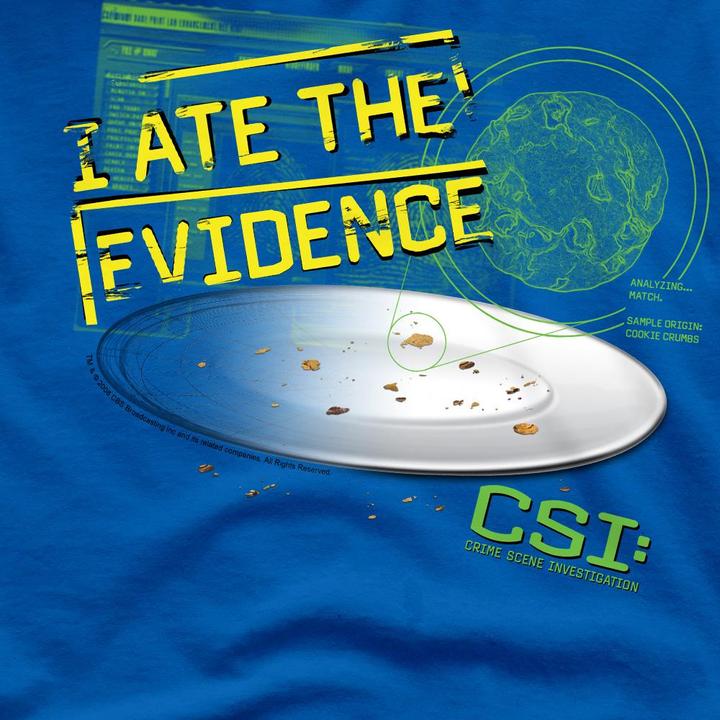 Produktbild Csi: NY I Ate the Evidence TShirt (4XL)