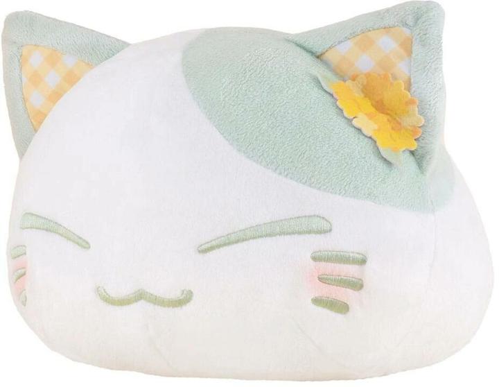 Actual product image Furyu Nemuneko Cat plush figure Rape Flower Pattern Ear Decoration Green Colour Ver. 30 cm (30 cm)