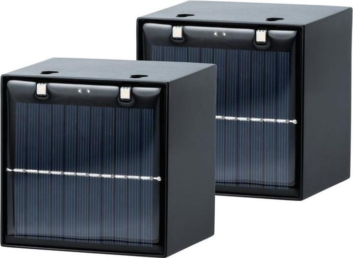 Actual product image Homey - Cube Up and Down Solar Lamp - 2 pcs