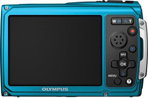 Actual product image Olympus TG-320, 14MP, 3D, HD Movies, Waterproof, Blue (1/2,3'')