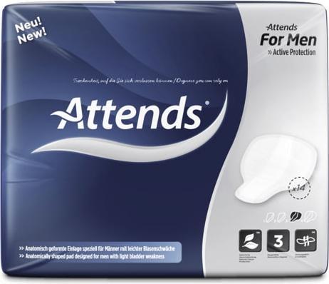 Actual product image Attends Man insert (14 x)