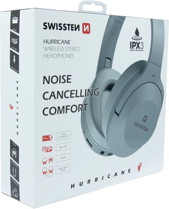 Produktbild Swissten Wireless Stereo Headset Hurrican (8 h, Kabellos)