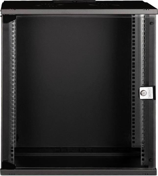 Produktbild Digitus 19" 12HE Wandgehäuse, SOHO PRO 592 x 540 x 400 mm, schwarz (10.86 HE, 19 Zoll Rack)