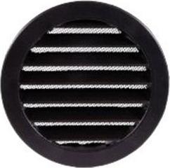 Vink Duka Metal rist Dusav Ø125MM - Sortlakeret aluminium