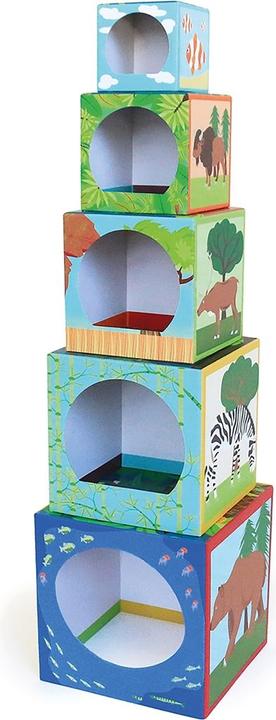 Actual product image Scratch Stack Pyramid Zoo Animals