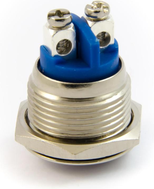 Actual product image Purecrea Flush Mount Pushbutton IP67 Stainless Steel 16mm 2P