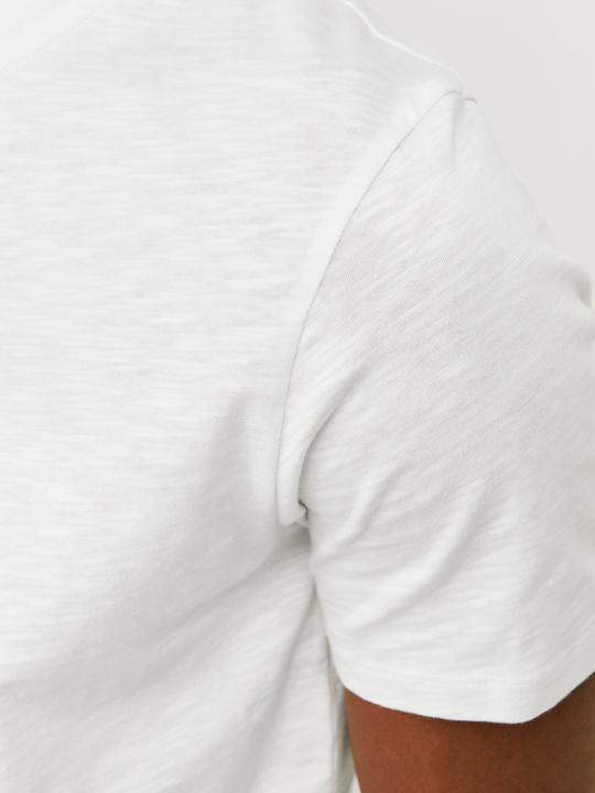 Produktbild Jack & Jones Einfarbig Grandad Kragen T-shirt T-shirt (XL)