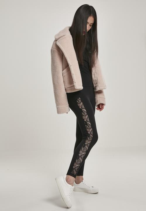 Immagine prodotto Urban Classics Leggings a righe in pizzo da donna (4XL)