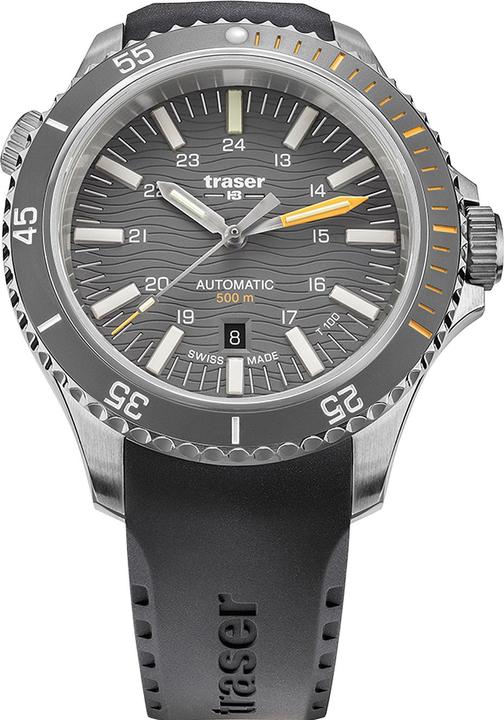 Produktbild Traser H3 110330 P67 Diver Automatik T100 Grey 46mm 50ATM (Sportuhr, 46 mm)