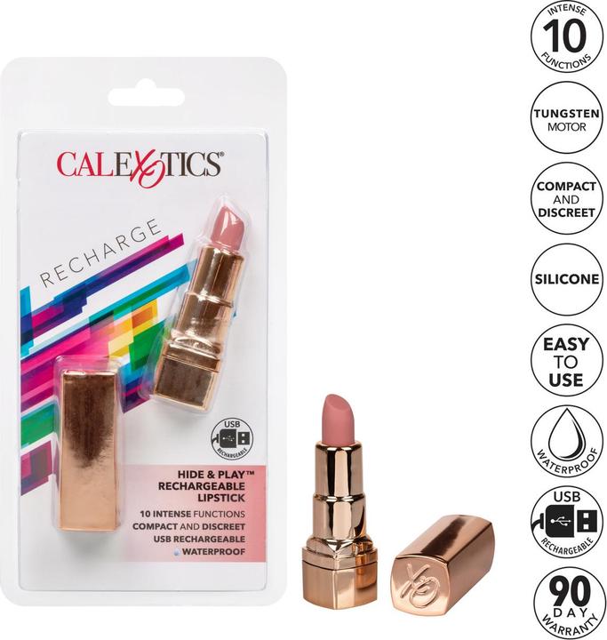 Image du produit CalExotics Hide & Play Rouge à lèvres Recharge-Pink (Pink)