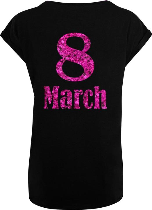 Actual product image Merchcode Ladies WD - 8 March Extended Shoulder Tee - 116993 (XXL)