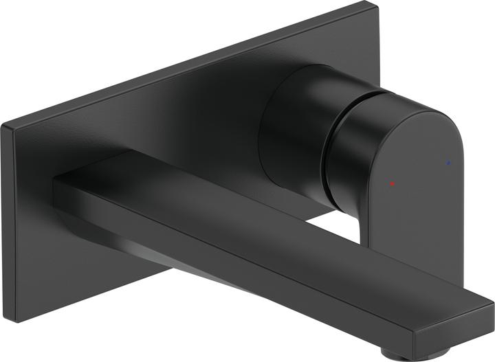Produktbild Duravit Einhebel-Waschtischmischer Tulum Unterputz, Ausladung 171mm schwarz matt