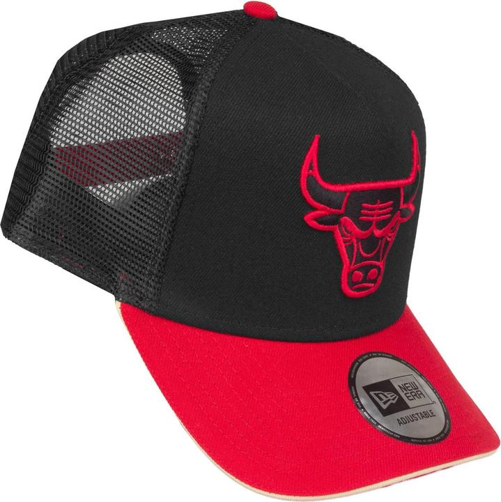 Produktbild New Era A-Frame Mesh Trucker Cap - Chicago Bulls schwarz