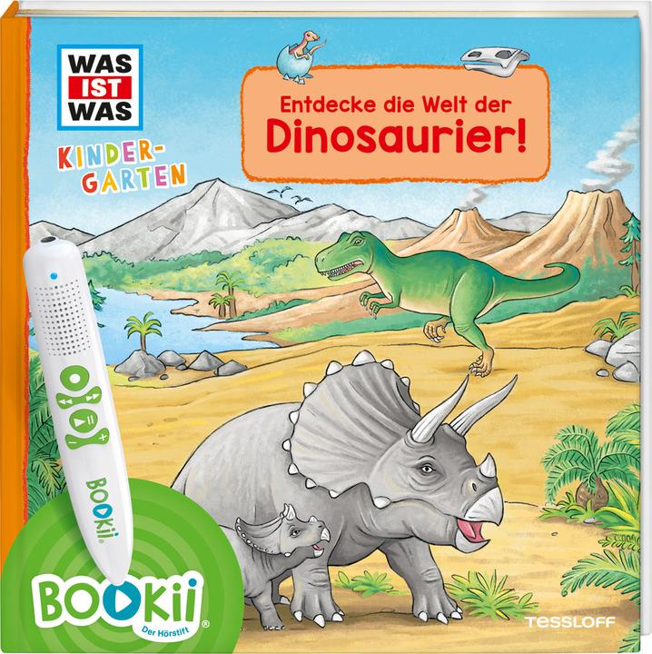 Produktbild Tessloff BOOKii® WAS IST WAS Kindergarten Entdecke die Welt der Dinosaurier! (Deutsch, Benjamin Schreuder, Stéffie Becker, Sebastian, 2021)