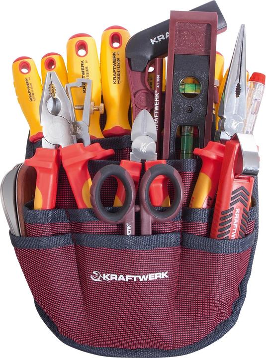 Actual product image Kraftwerk Electrician's tool kit (20 pieces)