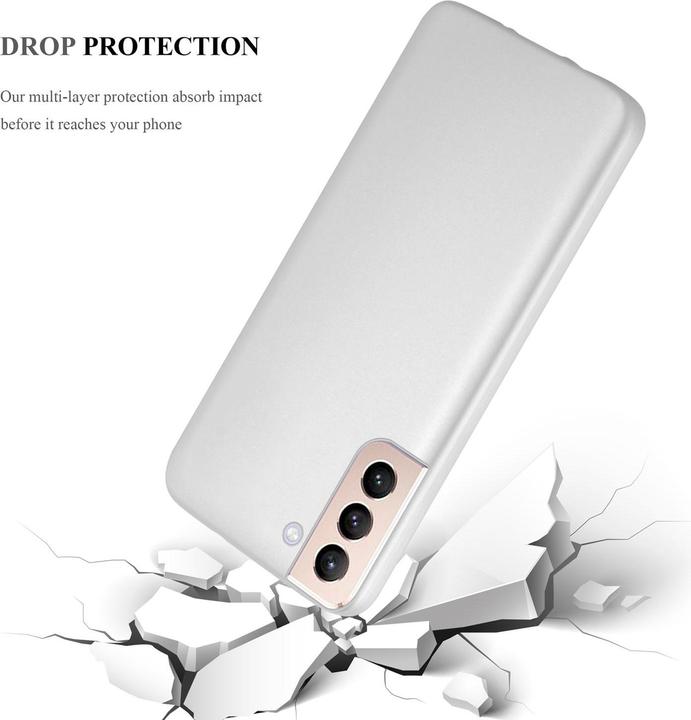 Actual product image Cadorabo TPU Matt Metallic Cover (Samsung Galaxy S21+)