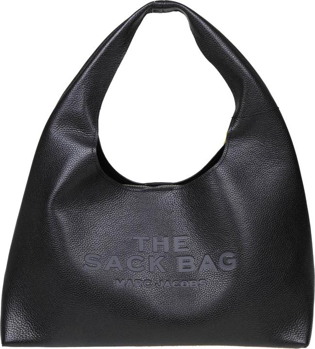Actual product image Marc Jacobs black leather the sack bag