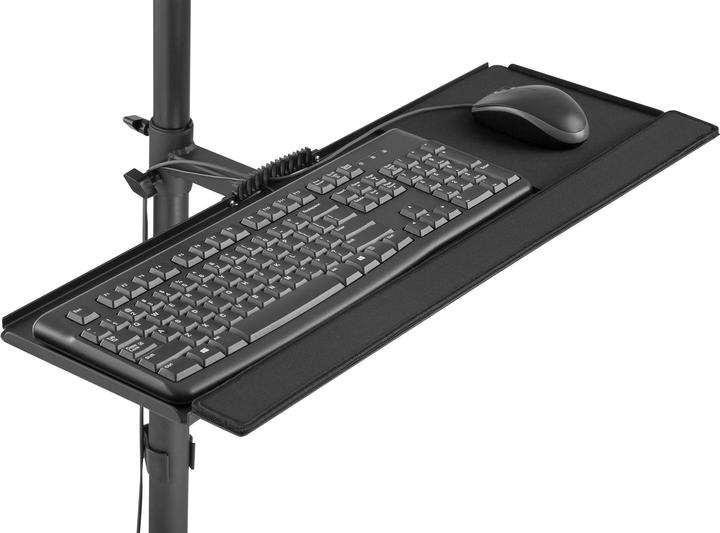 Image du produit Digitus Poste de travail mobile muni d’un réglage en hauteur individuel (Barre, 32")