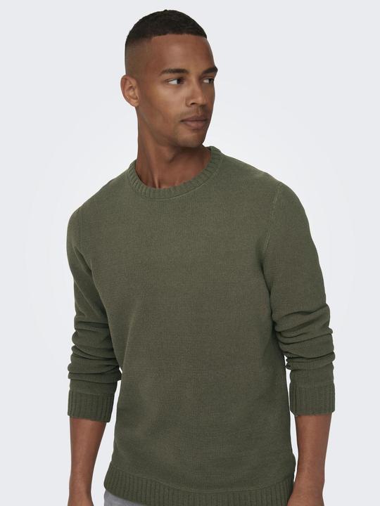 Produktbild Only & Sons Einfarbiger Strickpullover (XS)