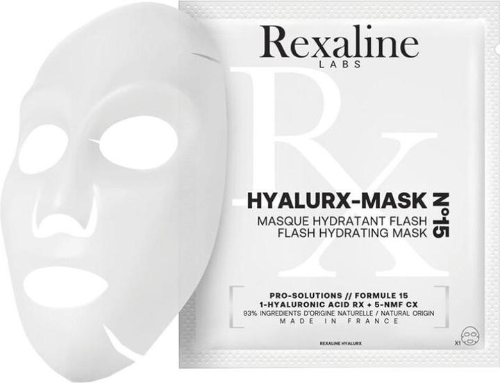 Actual product image Rexaline Plate mask for immediate hydration Hyalurx (Flash Hydra ting Mask) 20 ml (20 ml)