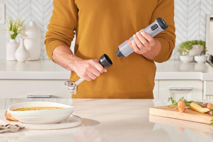 Produktbild Black & Decker Stabmixer BCKM1016KSG-QW Grau, 7-teilig