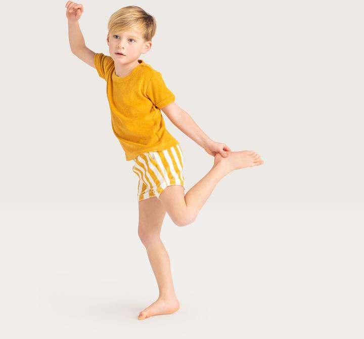 Actual product image Swim Essentials Badehose Jungs 86/92 Yellow Striped (86)