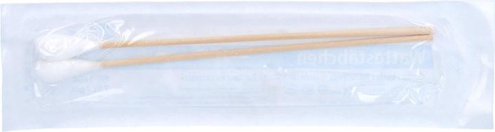 Dr. Junghans Dr.Junghans Wattestäbchen Holz 15 cm grosser Kopf steril, 100 St. Packung