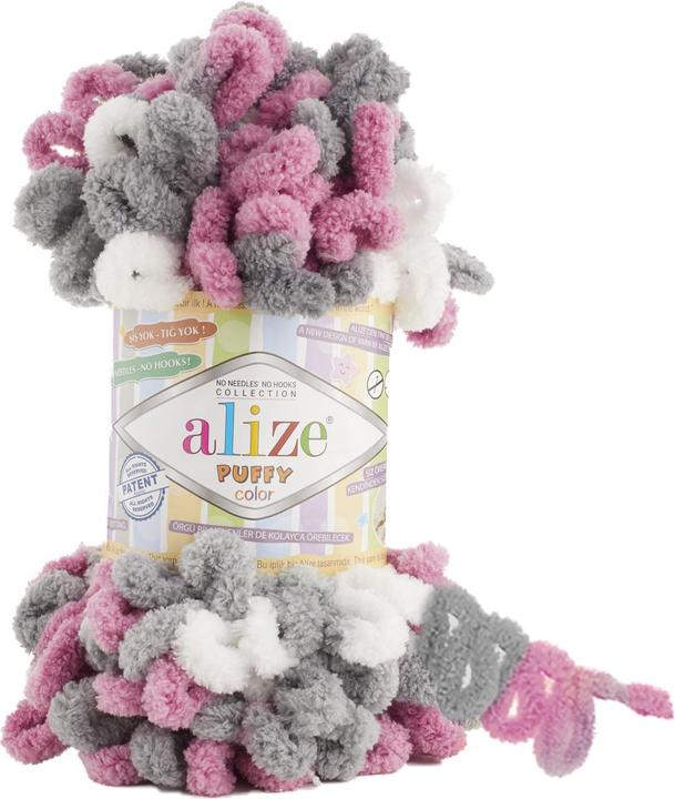 Produktbild Alize Yarns Alize Puffy Color Schlaufengarn (9 m)