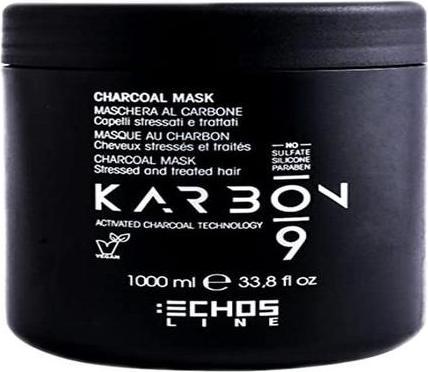 Image du produit Echosline Karbon 9 Charcoal Vegan Organic Mask Carbon Based 1000ml Vanilla (1000 ml)