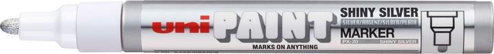 Image du produit Uni-ball Paint Marker 2.2-2.8mm PX-20(L) argenté shiny (Argent, 2.80 mm, 1 x)