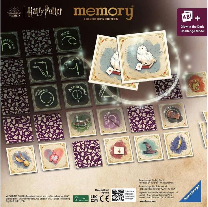 Actual product image Ravensburger Collector's memory Harry Potter (French, Dutch, Multilingual, Italian, Portuguese, English)