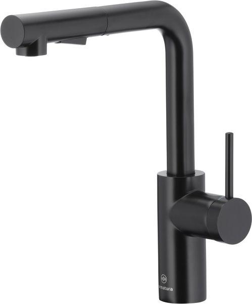 Produktbild KFA Küchenarmatur Duero Basic stehend schwarz (6623-110-81)